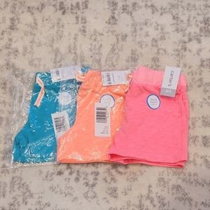 Carter's shorts, LOT of 3